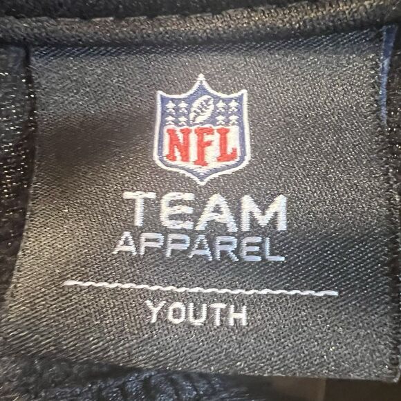 Steelers Youth Hoodie Black L 14/16 Game Day Layering Fleece Fall Fan Favorite - Picture 4 of 10